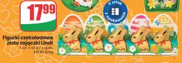 Dino Figurki czekoladowe złote zajączki Lindt oferta