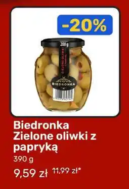Biedronka Biedronka Zielone oliwki z papryką oferta