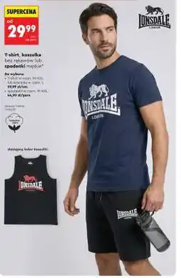 Biedronka T-shirt, koszulka bez rękawów lub spodenki męskie oferta