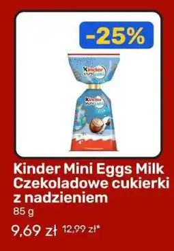 Biedronka Kinder Mini Eggs Milk Czekoladowe cukierki z nadzieniem oferta