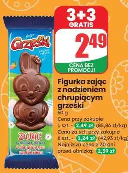 Dino Figurka zając z nadzieniem chrupiącym Grześki oferta