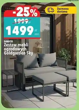 Biedronka Zestaw mebli ogrodowych Goldgarden Sky oferta