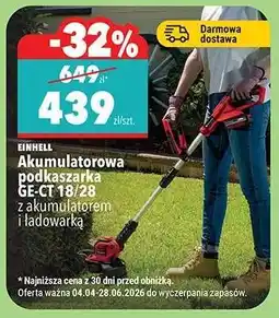 Biedronka Akumulatorowa podkaszarka GE-CT 18/28 oferta