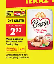 Biedronka Mąka pszenna Tortowa Extra Basia oferta