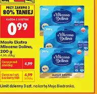 Biedronka Masło Ekstra Mleczna Dolina oferta
