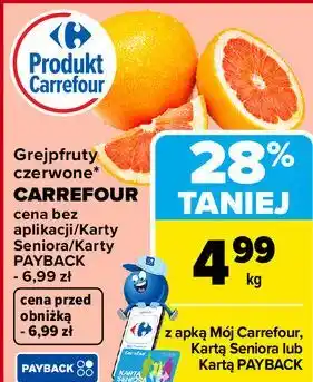 Carrefour Grejpfruty czerwone CARREFOUR oferta