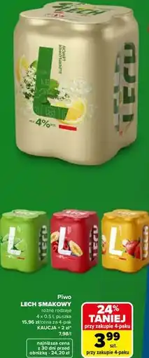 Carrefour Piwo LECH SMAKOWY oferta