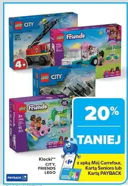 Carrefour Klocki** CITY, FRIENDS LEGO oferta