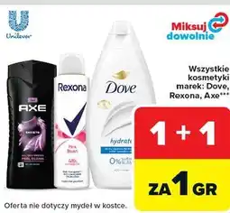 Carrefour Wszystkie kosmetyki marek: Dove, Rexona, Axe oferta