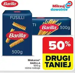Carrefour Makaron* BARILLA 500 g różne rodzaje oferta
