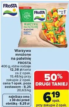 Carrefour Warzywa mrożone na patelnię FROSTA oferta