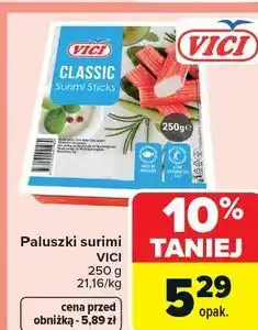 Carrefour Paluszki surimi VICI oferta