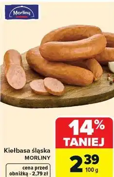 Carrefour Kiełbasa śląska MORLINY oferta