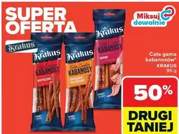 Carrefour Cała gama kabanosów* KRAKUS oferta