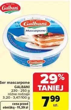 Carrefour Ser mascarpone GALBANI oferta