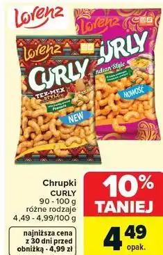 Carrefour Chrupki CURLY oferta