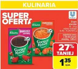 Carrefour Zupa KNORR oferta