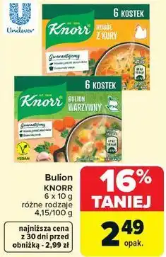 Carrefour Bulion KNORR oferta