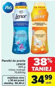 Carrefour Perełki do prania LENOR oferta