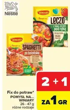 Carrefour Fix do potraw POMYSŁ NA... WINIARY oferta