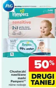 Carrefour Chusteczki nawilżane marki Pampers oferta