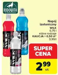 Carrefour Napój izotoniczny WILK oferta