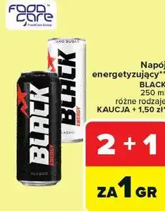 Carrefour Napój energetyzujący BLACK oferta