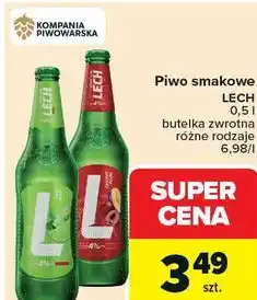 Carrefour Piwo smakowe LECH 0,5 l butelka zwrotna różne rodzaje oferta