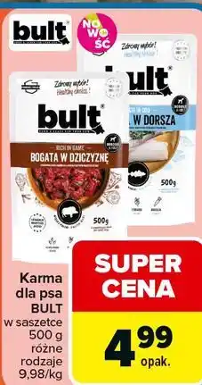 Carrefour Karma dla psa BULT w saszetce 500 g różne rodzaje oferta