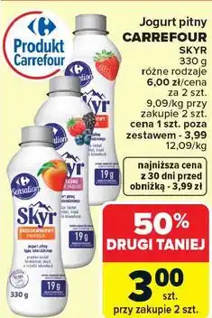 Carrefour Jogurt pitny CARREFOUR SKYR oferta