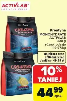 Carrefour Kreatyna MONOHYDRATE ACTIVLAB oferta