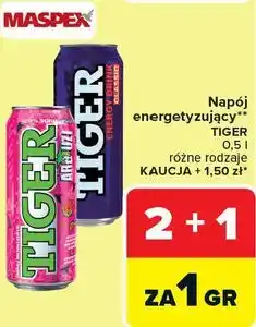 Carrefour Napój energetyzujący TIGER oferta