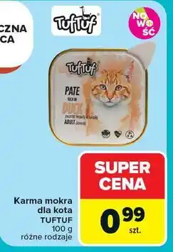 Carrefour Karma mokra dla kota TUFTUF oferta