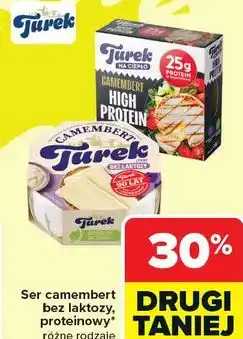 Carrefour Ser camembert bez laktozy, proteinowy Turek oferta