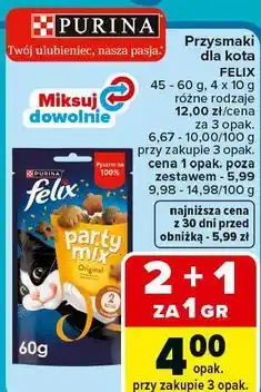 Carrefour Przysmaki dla kota FELIX oferta