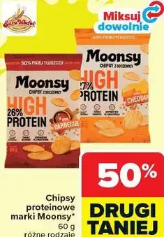 Carrefour Chipsy proteinowe marki Moonsy oferta