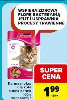 Carrefour Karma mokra dla kota SUPER BENEK oferta