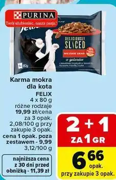 Carrefour Karma mokra dla kota FELIX oferta