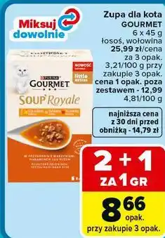 Carrefour Zupa dla kota GOURMET oferta
