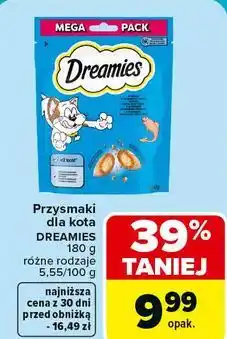 Carrefour Przysmaki dla kota DREAMIES oferta
