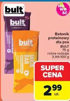Carrefour Batonik proteinowy dla psa BULT oferta