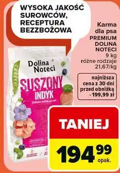 Carrefour Karma dla psa PREMIUM DOLINA NOTECI 9 kg różne rodzaje oferta