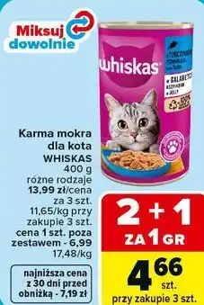 Carrefour Karma mokra dla kota WHISKAS oferta