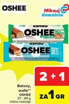 Carrefour Batony, wafle** OSHEE 37 - 49 g różne rodzaje oferta