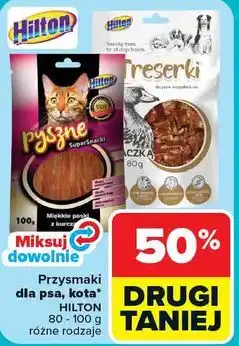 Carrefour Przysmaki dla psa, kota HILTON oferta