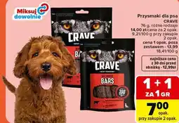 Carrefour Przysmaki dla psa CRAVE 76 g, różne rodzaje oferta