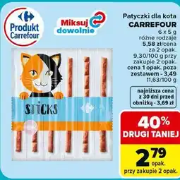 Carrefour Patyczki dla kota CARREFOUR oferta
