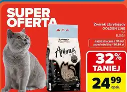 Carrefour Żwirek zbrylający GOLDEN LINE oferta