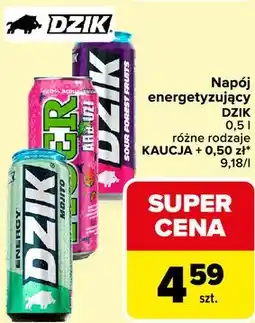Carrefour Napój energetyzujący DZIK oferta