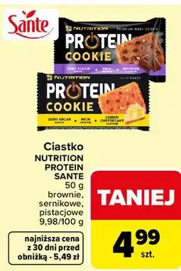 Carrefour Ciastko NUTRITION PROTEIN SANTE oferta